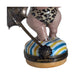 Pig in leopard bathing suit Limoges box - white background