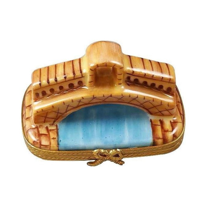 Authentic Rochard Rialto Bridge Venice Limoges box, hand-painted in France, from Limoges Boutique