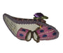 Pink Purple French Shoe Box Figurine Authentic Limoges Box