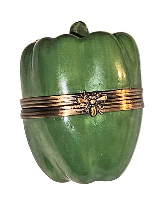 Medium Green Pepper Limoges Box