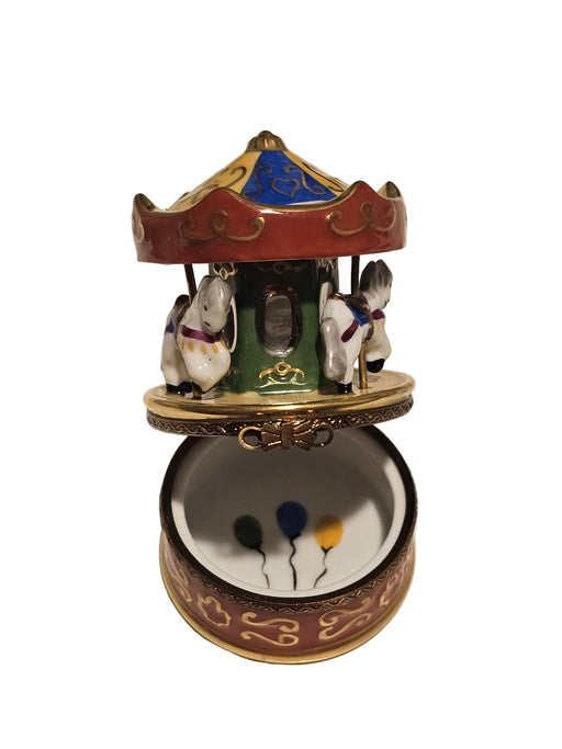 Red Carousel Limoges Box Authentic Limoges Box
