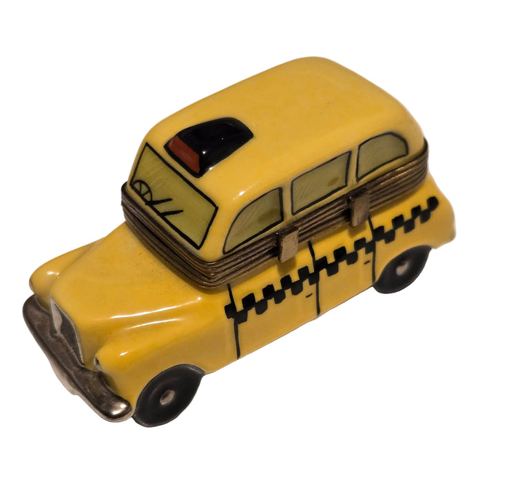 Yellow Taxi Limoges Box Authentic Limoges Box