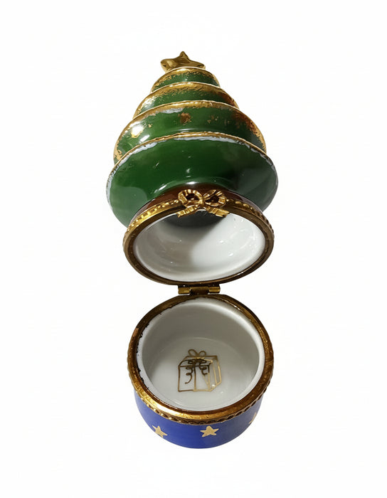 Gold Garland Christmas Tree