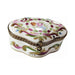 Shaped with Pink Flowers Limoges box, an heirloom-quality piece for collectors