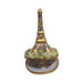 Fine French craftsmanship on the White Eiffel Tower with Balloons Limoges box, painted by hand