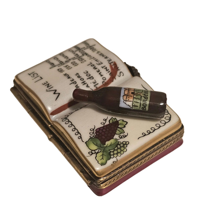 Wine List Book Limoges Box