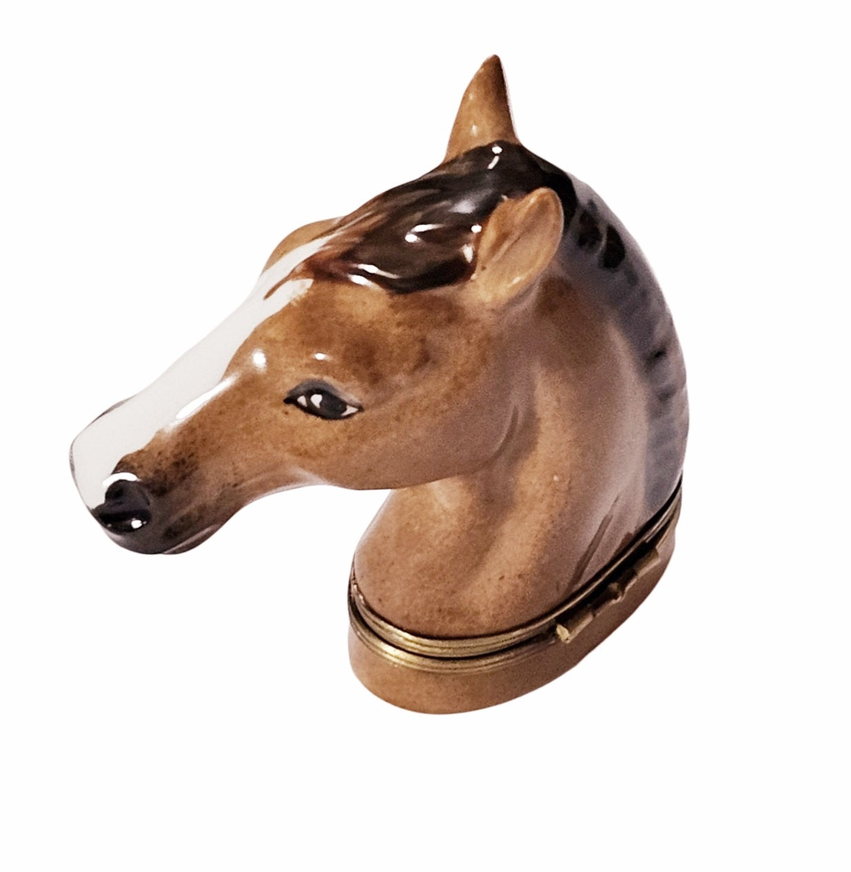 Exquisite Horse Head Limoges Box for Collectors
