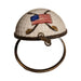 A thoughtful gift for Francophiles: the American Flag White Golf Ball Limoges box