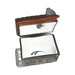 The painter's artistry shows on this White House with Red Roof Cottage Limoges box