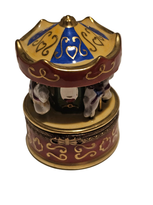 Red Carousel Limoges Box Authentic Limoges Box