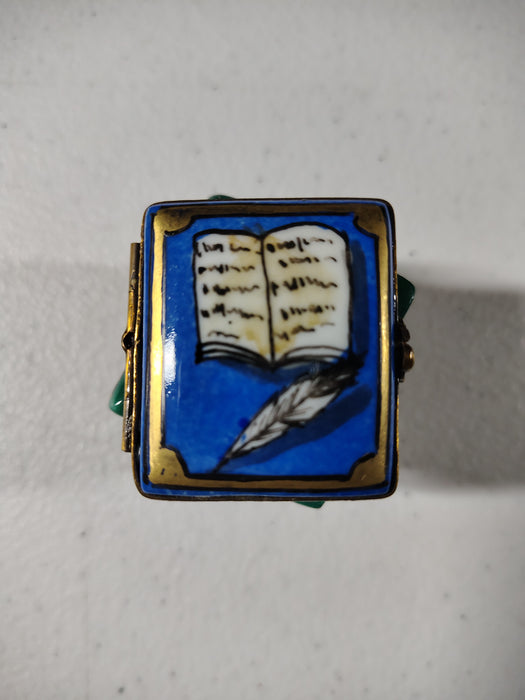 Stack of Books Limoges Box for Book Lovers Authentic Limoges Box