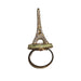 White Eiffel Tower with Flowers Limoges box painted by hand in Limoges, France, a gift to treasure