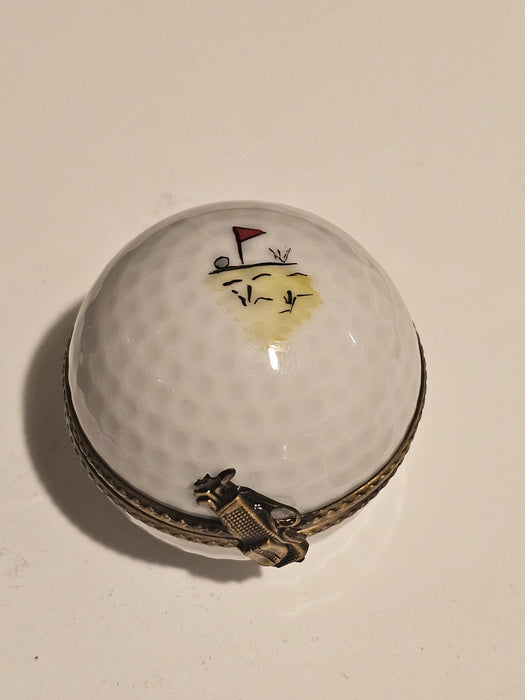 Golf Ball w Flag Painting Inside
