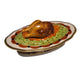 Turkey on Platter Limoges Box | PV Limoges Box Gift Authentic Limoges Box