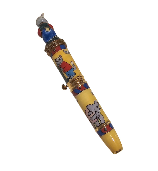 Well Detailed Yellow Cat Fountain Pen Rare