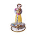 Artisan-painted Angel Violin Bible Limoges box from France, a cherished collectible
