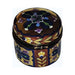 Gift idea for someone who loves France: Tall Snazzy Colorful Round Limoges box