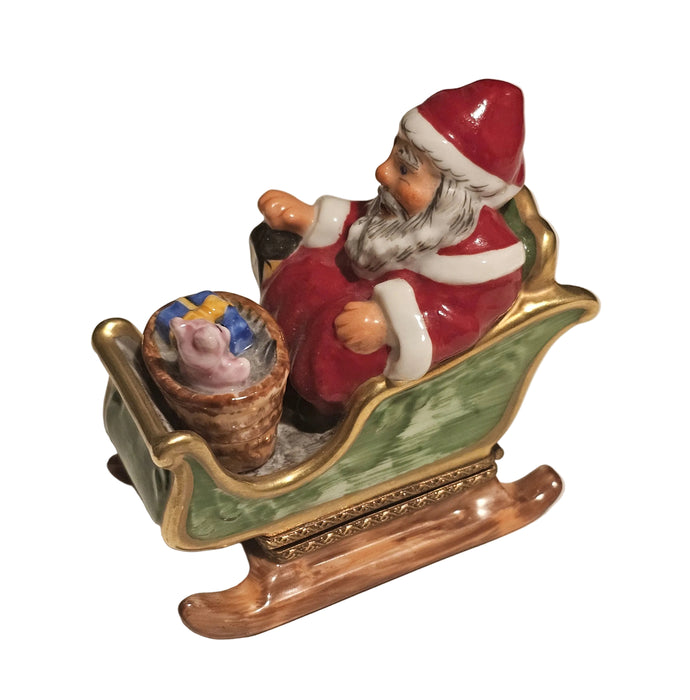 Santa in Sleigh Rochard Rare