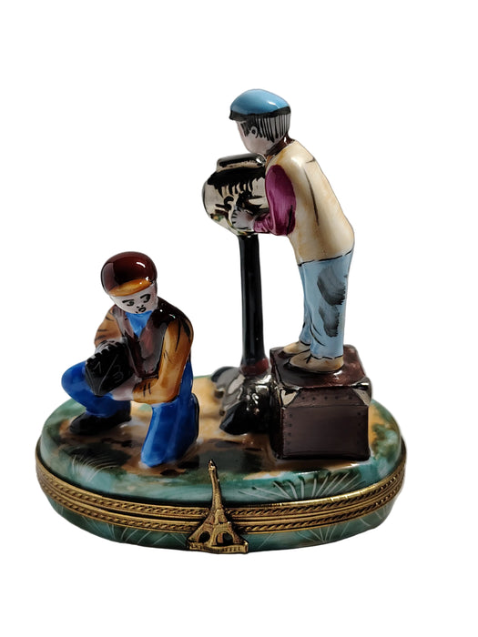 Director of Movie Film Camera Limoges Box Figurine Authentic Limoges Box