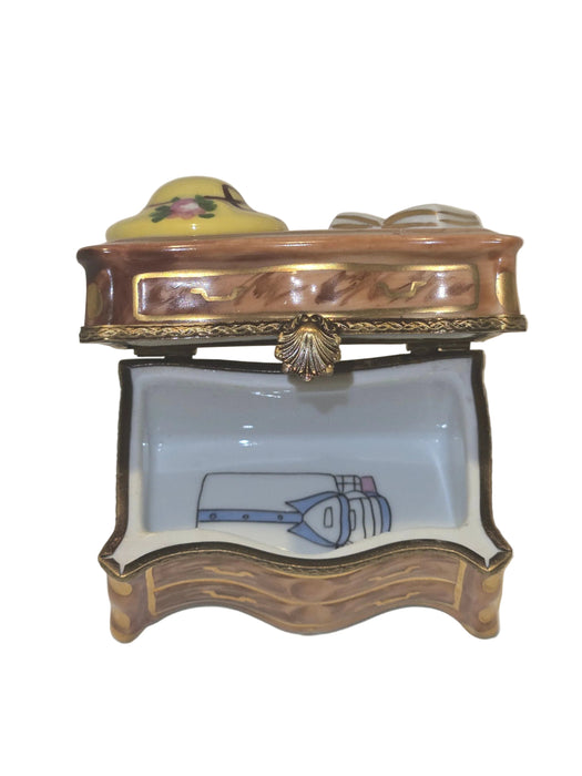 Dresser w Hat Book Authentic Limoges Box