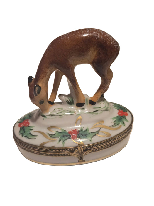 Christmas Deer in Snow