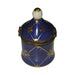 Artisan-painted Blue Gold Tent Limoges box from France, a cherished collectible