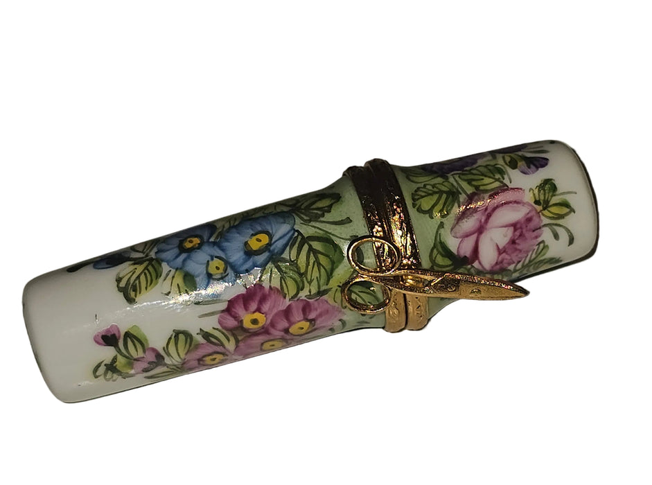 Elegant Green Roses Needle Box