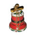 Treasured French collectible: Christmas Bell Ornament Limoges box, painted by hand