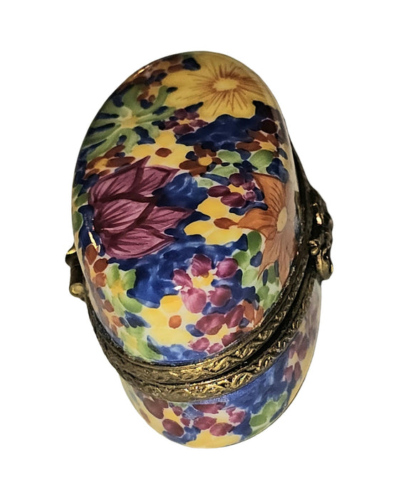 Colorful Floral on Oval