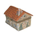 Fine art lovers will admire this Beige House with Red Roof Cottage Limoges box