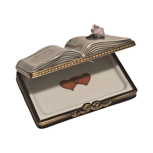 Book of Poems w Rose Authentic Limoges Box