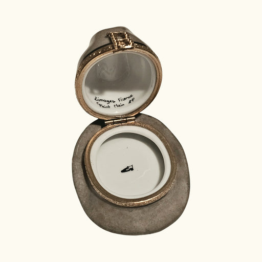 Billionare Fedora Hat Authentic Limoges Box