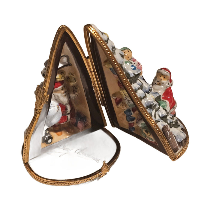 Triple Hinged Christmas Tree Limoges box, an heirloom-quality piece for collectors