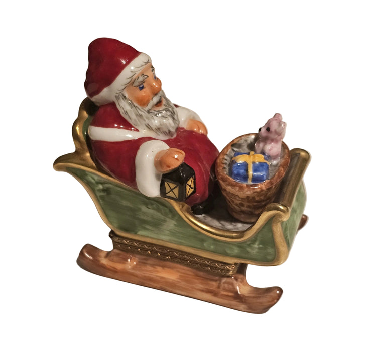 Santa in Sleigh Rochard Rare