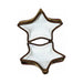 Fine French craftsmanship on the Unsigned Christmas Star Limoges box, painted by hand