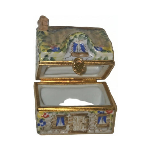 Yellow Cottage House Limoges box, an heirloom-quality piece for collectors