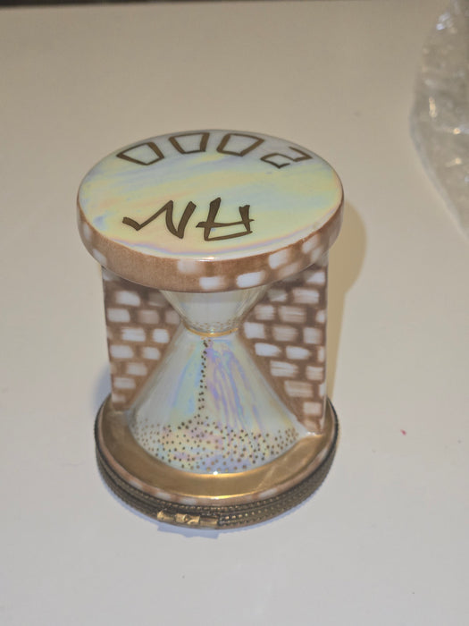 Egyptian Hour Glass Limoges Box