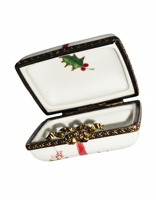 Joyeux Noel Red Bow Christmas Rectangle