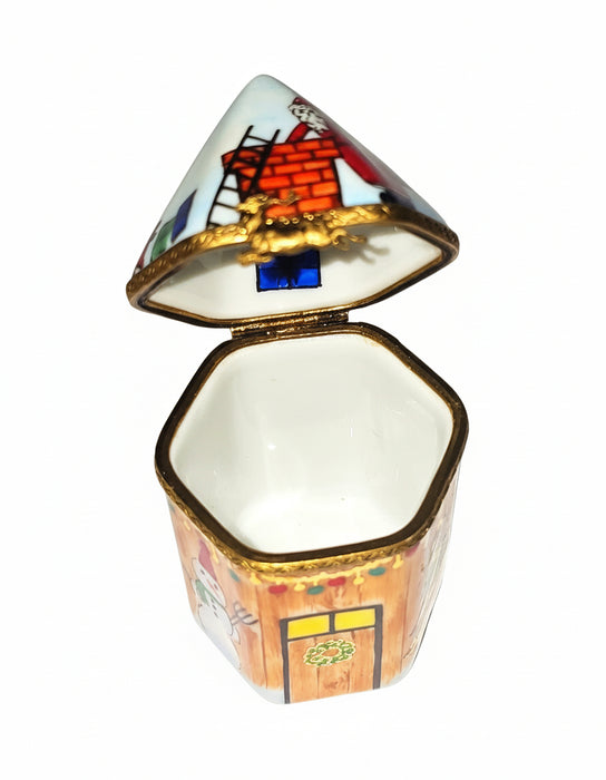 Santa Clause on Christmas House