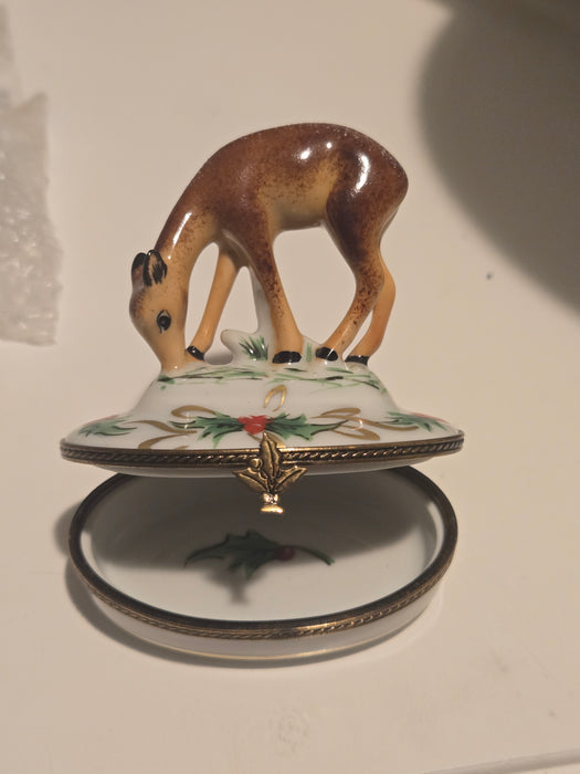 Christmas Deer in Snow