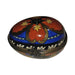Every brushstroke by hand on the Snazzy Orange Blue Egg Horizon Limoges box from France
