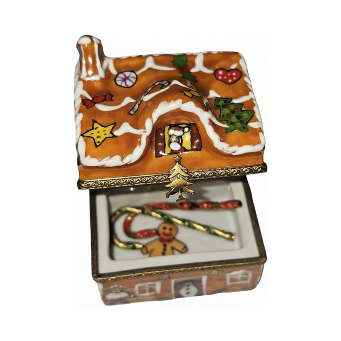 A thoughtful gift for Francophiles: the Gingerbread House with Canes Limoges box