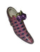Pink Purple French Shoe Box Figurine Authentic Limoges Box