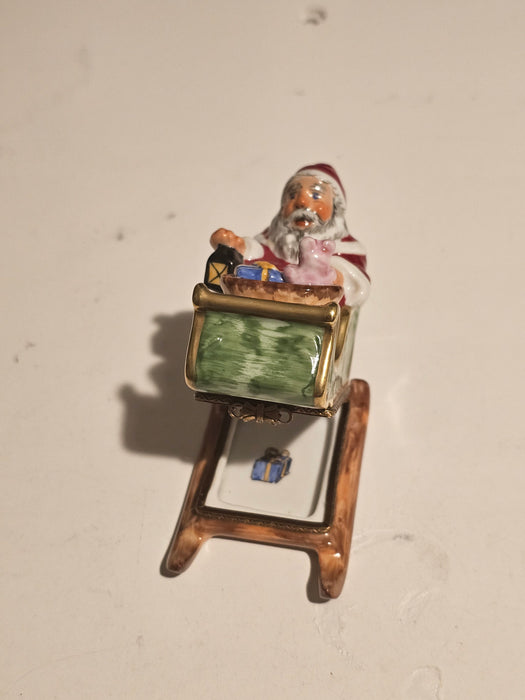 Santa in Sleigh Rochard Rare