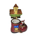 The painter's artistry shows on this Santa's Workshop Boot Limoges box