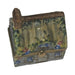 Artisan-painted Yellow Cottage House Limoges box from France, a cherished collectible