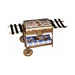Collectible Barbecue Grill Limoges box with artisan brushwork