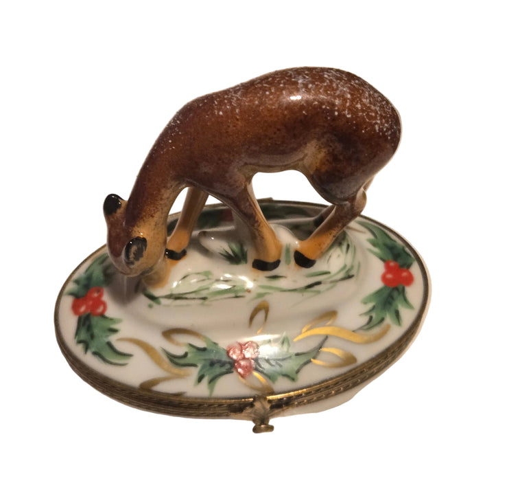 Christmas Deer in Snow