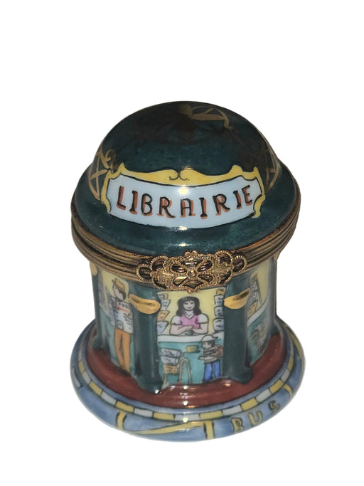 Paris Magazine Billboard Newstand Librarie Authentic Limoges Box