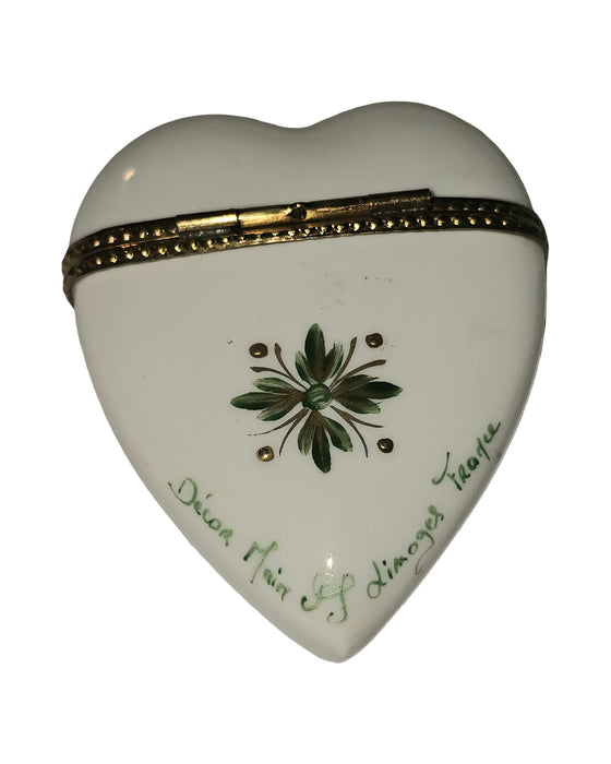 Empire Heart Box Gold Bee Wreath